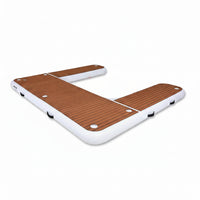 Heavy Duty Inflatable Jet Ski Dock, Floating Dock with Non-Slip EVA Pad