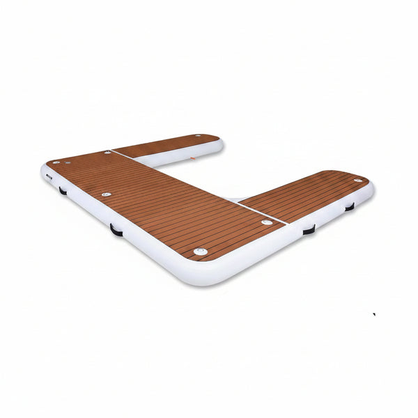 Heavy Duty Inflatable Jet Ski Dock, Floating Dock with Non-Slip EVA Pad