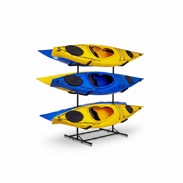 6 Kayak Freestanding Storage for Indoor and Outdoor, Kayak Rack