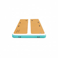 Inflatable Floating Dock, 10Ft Inflatable Swim Platform Dock for Lake, Inflatable Water Floating Dock Mat with Non-Slip EVA Surface, Floating Island for Pool Beach Ocean