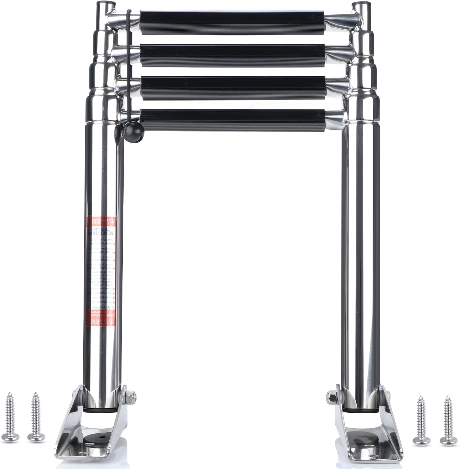 Heavy Duty Boat Telescopic 4 Step Ladder Stainless Steel Swim Platform Telescoping Ladder Extendable 4 Step for Boat Yacht